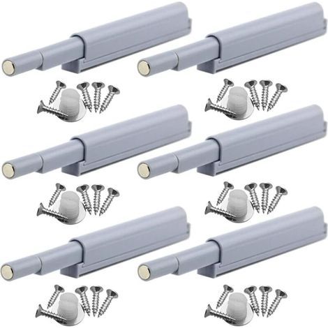 Magnetische Türschlösser Zur Taktilen Entspannung Für Schränke, Vitrinen, Türöffnungen/türen Einer Seule Touche (6 Stück)