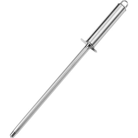 Fusil À Aiguiser De 20 Cm, Acier À Aiguiser Pour Couteaux De Kitchen, Aiguiseur De Couteaux Haut De Gamm Länge: 20 Cm, Gesamtlänge: 30 Cm