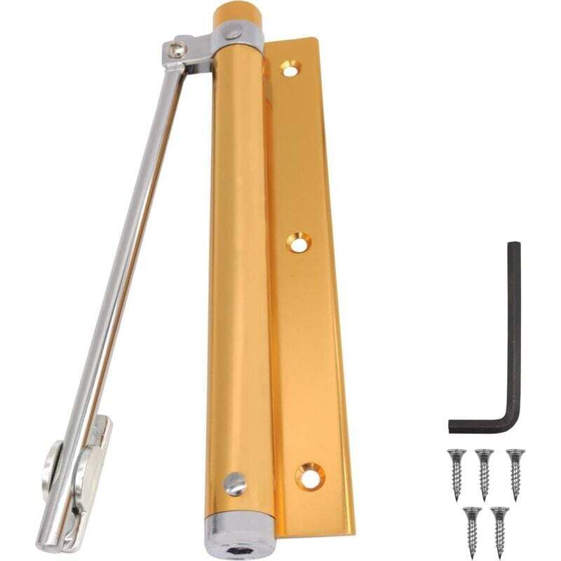 Automatische Türschließeranlage Im Aluminiumgehäuse, Türschließer, Verstellbare Montage Auf Der Oberfläche, Für Innentüren