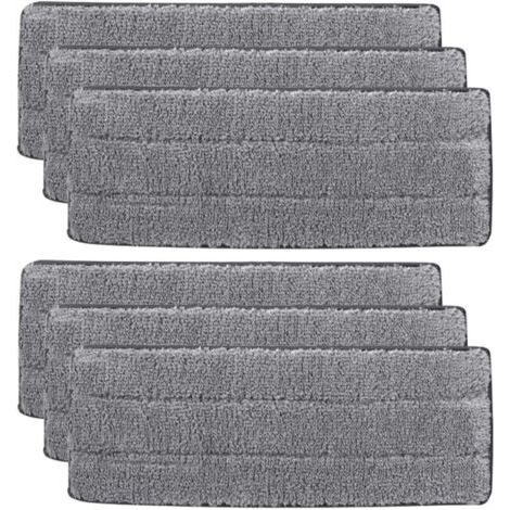 Mopp-pads, 6-teiliges Ersatz-mopp-pad, Mikrofaser-reinigungspad Für Den Haushaltsbesenkopf, Zum Reinigen Und Schrubben Von Nassen Oder Trockenen Böden