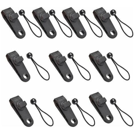 Sonstiges Poolzubehör, Zeltclip, 10-teiliges Set (schwarz)