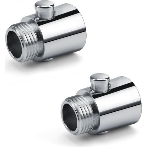 Stop Douche, 2 Stück Robinet D'Arrêt Du Pommeau De Douche G1/2, Economiseur D'Eau Pour Douche, Hergestellt Aus Hochwertigem Abs-material, Praktisch Für La Cuisine Oder La Douche