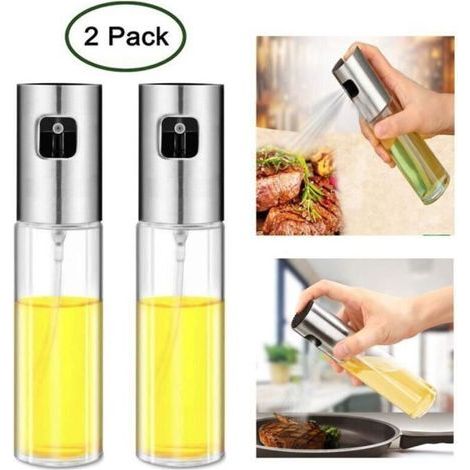 Öl- Und Essigsprühset – Küche – 2-teilig – 100 Ml – Glas – Tragbar