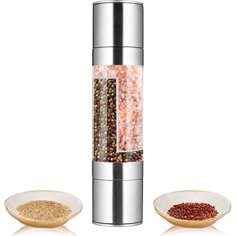 2-teilige Und 1-teilige Mühle – Anpassbar, Aus Keramik – Ideal Für Die Zubereitung Und Als Geschenk Für Köche Und Feinschmecker