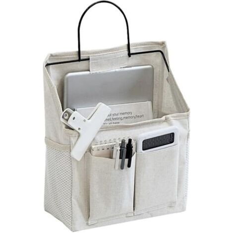 Hängende Aufbewahrungstasche, An Der Wand Montierte Leere Tasche, Stoff-wand-organizer, Hängende Betttasche, Hängender Nachttisch-bettkorb, Nachttischtasche, Faltbarer Tür-organizer Für Küche, Schlafz
