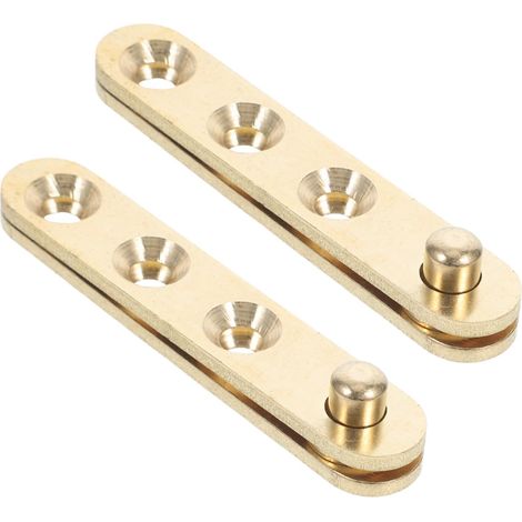 Charnières Pivotantes Cuivre Invisibles 2 Paare Rotation Flexibel 90° Und 360° Für Portes D'Armoire Und Placard Fixation Vis Für Möbel Und Portes Secrets