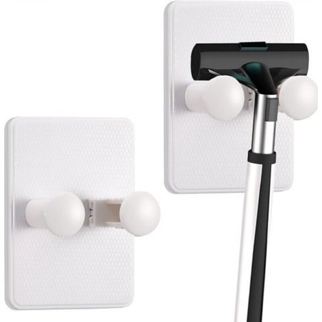 2er-pack Rasiererhalter Für Die Duschwand, Aufbewahrungshaken, Wasserdichte Aufkleber Für Mäntel, Steckdosen, Handtücher, Bademäntel (weiß)