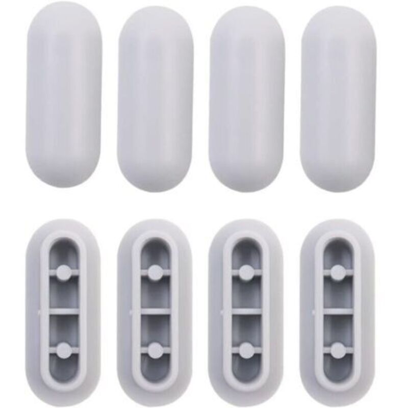 4-teiliges Tampon-universum Für Die Siege Der Toilette Universel Chocs Kit De Tampon Abattant Wc Plastique Toilette Pare-chocs Replacement