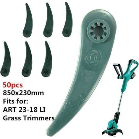 Bosch-set Mit 50 Klingen Für Art 23-18 Li Trimmer
