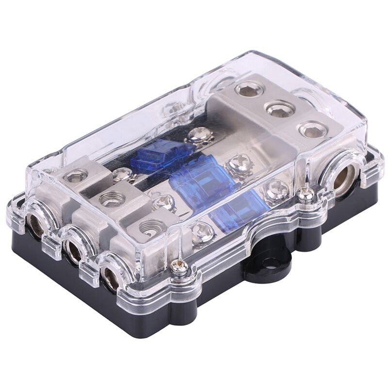 Universal 60a Auto Auto Fahrzeug Stereo Audio Power Sicherungskasten Block 1 Von 3 Auswegen