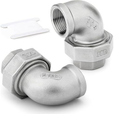 2-teilige 1" Bsp-winkelbuchsen-armaturen 304, Armatur-armaturen