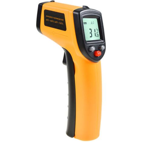 Infrarot-infrarotthermometer, Kontaktloses Laser-infrarotthermometer Von -50 °c Bis 400 °c, Elektronisches Lcd-display (pas Pour L'Homme)