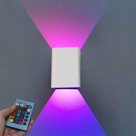 5w Led-wandleuchte Für Den Innenbereich – Ambientebeleuchtung Mit Rgb-dimmer – Moderne Down-beleuchtung – Aluminium-wandleuchte Für Wohnzimmer, Schlafzimmer, Treppenhaus –