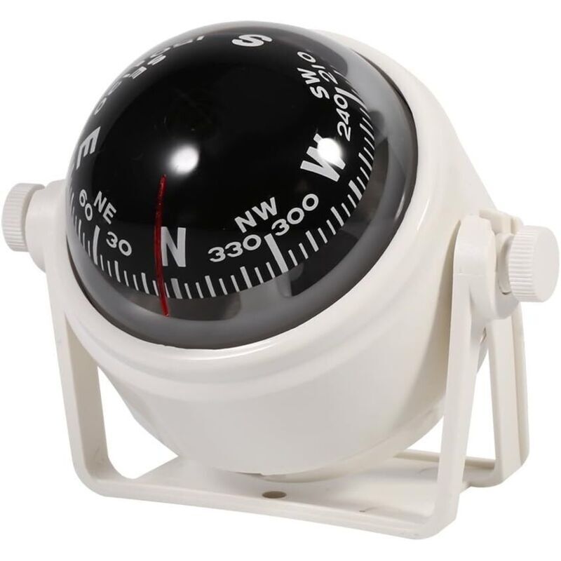 Boussole Multifonction Réglable Compas De Navigation Voyage Support Tableau De Bord Pour Voiture Mer Marin Bateaux