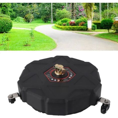 Nettoyeur De Sol Haute Pression 13 Pouces Avec Roues Et Tige Allongée Connecteur Rapide 1/4 Für Nettoyage Facile