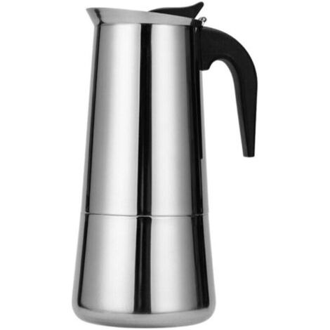 Tragbare Outdoor-kaffeemaschine, Italienische Kaffeemaschine, 2 Tassen, Aus Edelstahl, Kompatibel Mit Allen Hitzearten, 2 Tassen 100 Ml