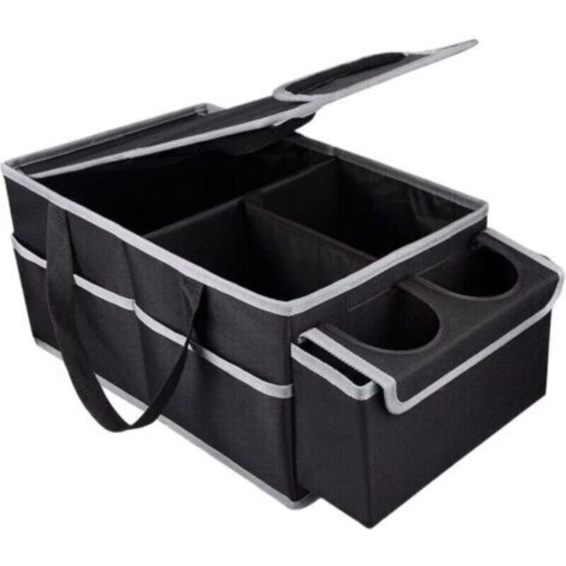 Aufbewahrungstasche Für Automatische Belagerung, Flexible Reisetasche, Mehrere Fächer Mit Porte-gobelet, Organisation Für Die Ankunft Bei Belagerung, Ideal Für Reisen, Innenraum, Camping Und Nutzung