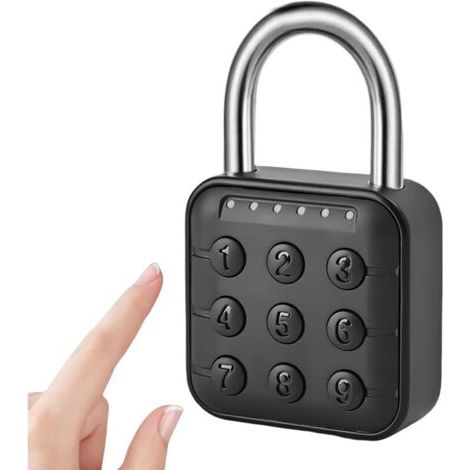 Elektronisches Vorhängeschloss, 6-stelliges Code-vorhängeschloss, Outdoor-code-vorhängeschloss, Ip67 Wasserdichtes Schloss, Für Schließfach, Koffer, Garage, Tor, Schule