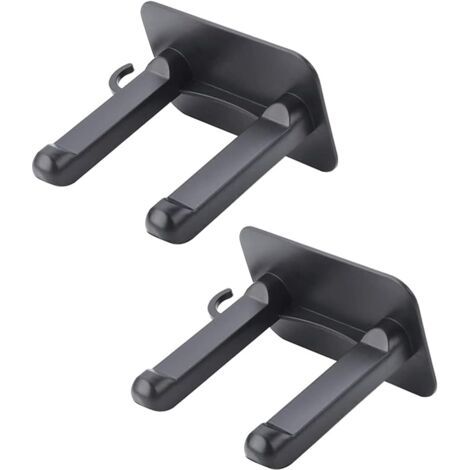 2-teiliger Selbstklebender Haartrocknerhalter Zur Wandmontage, Ohne Bohren, Multifunktionaler Haartrocknerhalter Für Badezimmer, Hotel, Friseursalon