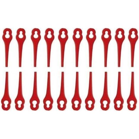 100 Stück Kunststoffklingen Für Florabest Lidl Kantenschneider, Großes Loch: 10 Mm, Kleines Loch: 5 Mm, Lbq59