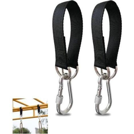 2er-pack Baumschaukel-aufhängegurt, 50 Cm Robuster Gürtel Mit Sicherheitskarabiner Für Hängematten-schaukelsitz Und Sandsack