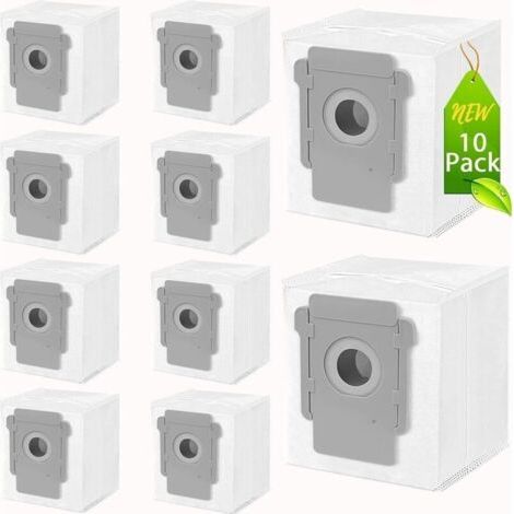10 Stück Kriterien Kompatibel Mit Irobot Roomba I7 I7+ I8 I8+ I3 + I3+ J7+ S9+ I4, Ersatzbeutel Für Staubsauger Für Irobot Roomba Tous Clean Base Absaugstation Ersatzteilzubehör Von Ersatzteilen