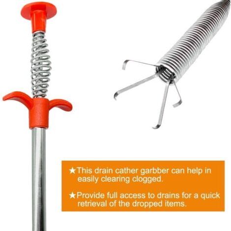 160 Cm Lange Flexible Zange Mit Krallen Für Arbeiten In Engen Räumen, Klempnerarbeiten Bei Frettchen, Zum Aufsammeln Von Haaren, Müll Und Sogar Großen Gegenständen Aus Abwasserkanälen, Waschbecken