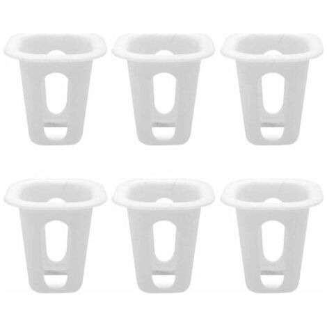 6-teiliges Gartennetz-becher-set Aus Kunststoff, Pflanzkorb-becher-set, Gartennetz, Geschlitzte Kindergarten-netztöpfe Für Den Anbau Von Hydrokultur-aquaponik-orchideen