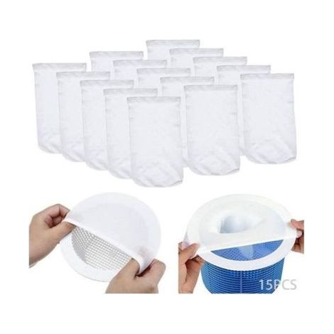 Nylon-pool-skimmer-socken – Weiß