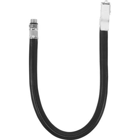 Tuyau De Pompe De Gonflage Pour Pneus De Véhicule En Caoutchouc Et Métal, Extension De Valve Pour Voitures Et Motos, Utilization Facile Et Solid