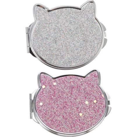 2 Stück Miroir De Courtoisie Pliant Miroir De Maquillage Pliable Miroir De Poche Für Damen Miroir De Maquillage Portable Maquillage De Poche Double Face Mini Miroir Miroir