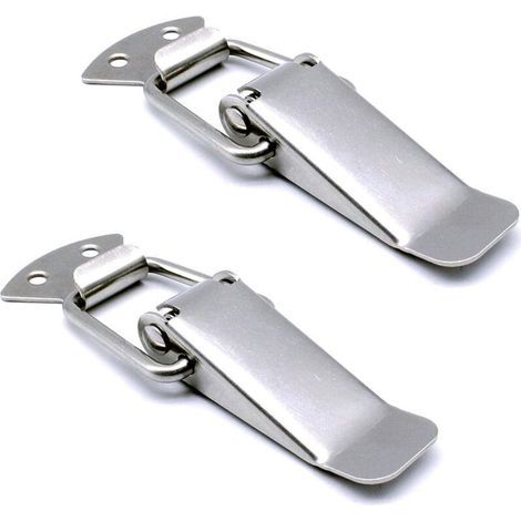 Türschließe, Hebelriegel, Federriegel, Knebelriegel, Federverschluss Mit Haken, Edelstahl-federriegel Für Schrank, Box, Schublade, Schrank, Medizintasche