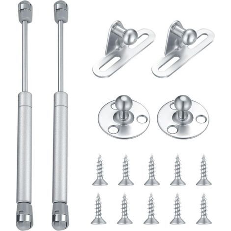 2er-pack Hydraulische Gasdruckfedern, 100 Nm/10 Kg, Druckfederbeschläge, Soft-close-scharniere Für Möbeltüren