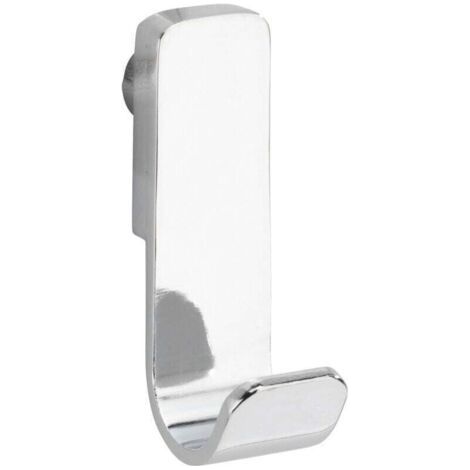 Premium-wandhaken, 2er-set Kleiderhaken Für Den Eingangsbereich Oder Das Ankleidezimmer – Handtuchhaken Für Das Badezimmer, Schrauben Im Lieferumfang Enthalten, Kunststoff, 2x7,5x4 Cm, Chrom