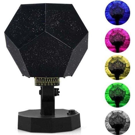Diy Science Sky Projection Nachtlicht Projektorlampe, Ghost Star Projektor Nachtlampe Mit 5 Farben Für Erwachsene Kinder Schlafzimmer