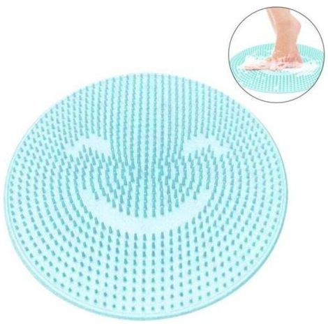 Lazy Silikon-rückenmassage-pad, Badezimmerwasch-fußmatte, Peeling-fußbürste, Duschraum, Anti-rutsch-matten Mit Saugnapf