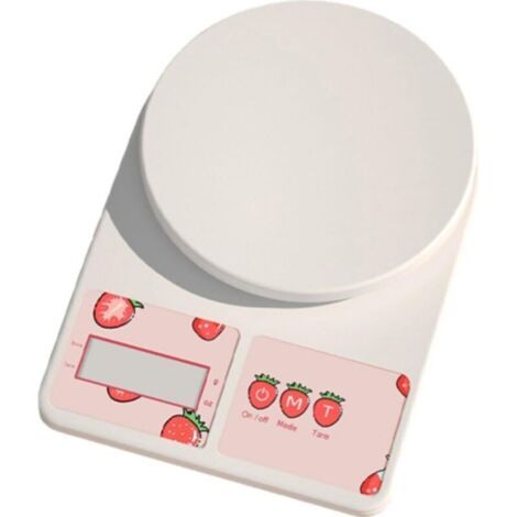 Hochpräzises Küchengerät, 1 G Bis 10 Kg, Mit Lcd-display, Elektronische G/unze Für Espressokaffee, Zum Kochen Von Desserts, Weiß