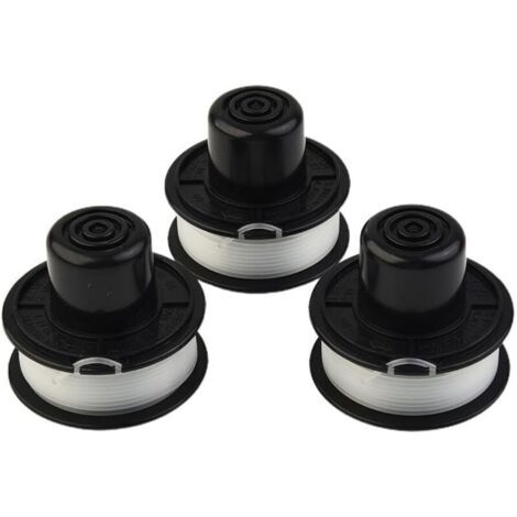 3/6/9 Pack Black & Decker A6226 Gl250 Gl310 Gl360 Rasentrimmerköpfe, Ersatzspule Und Faden Für Freischneider