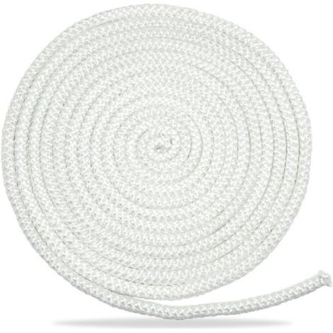 8 Mm X 2,2 M, Schornsteindichtschnur, Schornsteindichtband, Hitzebeständige Dichtschnur, Mit Weißem Muster