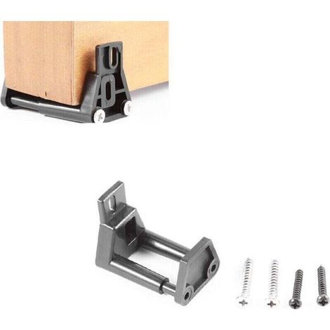 Schiebetürführung, Premium-kunststoff-bodenführung, Wandhalterung Für Schiebetür-hardware Mit Schraubschrank A