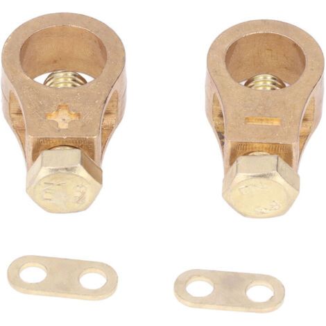 2 Stücke Auto Batterie Terminal Block Draht Kabel Kupfer Corper Stecker Stecker Klemmen Auto Zubehör