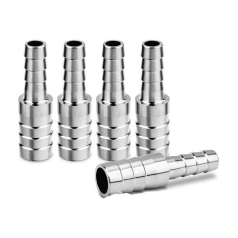 Schlauchadapter Aus Edelstahl 304, 14 Mm Auf 12 Mm, 5er-pack – Wasser-luft-anschluss