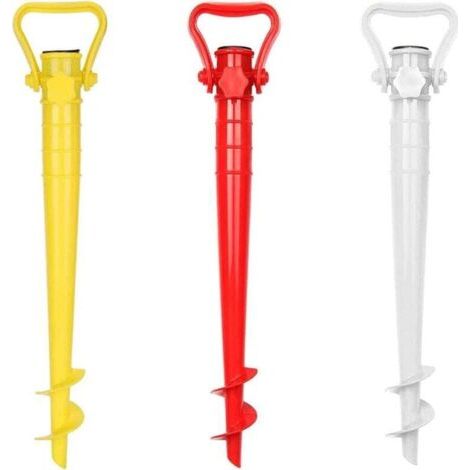 3er-pack Schirmhalter, Schirmbodenanker, Strandschirmanker, Für Gartenschirme, Vogelhäuschen, Pavillons, Flaggen