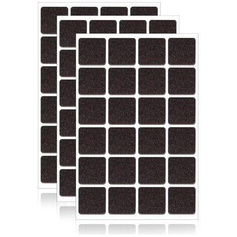 Selbstklebende Filzgleiter – 22 Mm – Braun – Starker Filzschutz Für Stühle Und Möbel – 72 Stück