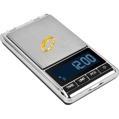Präzisionsküchenwaage, 0,01 G Bis 200 G, Mini-multifunktionswaage Mit Led-anzeige Und Tarafunktion, Elektronische Waage