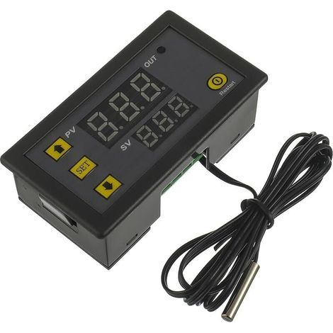 W3230 Ac 110v-220v 20a Digitaler Temperaturregler, Digitalanzeige-thermostat-steuerschalter Mit 10k Ntc-sensorsonde (-50 ℃ 120 ℃)