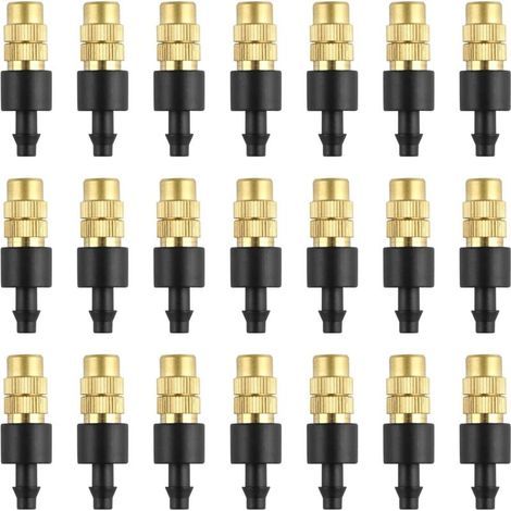 (30 Teile) Pulverisierungs- Und Zerstäubungsdüse, Einstellbare Sprühdüse, 4/7 Mm Zerstäubungs-mikrorohr