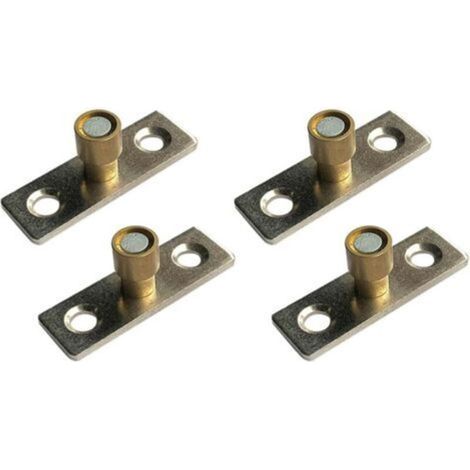 4er-pack Schiebetürführungen, 10 Mm Durchmesser Für Schranktüren Und Böden