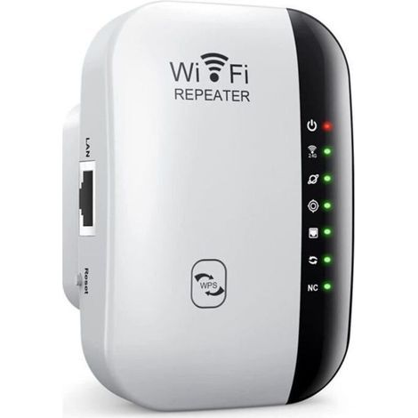 Leistungsstarker Kabelloser Wlan-verstärker– 300 Mbit/s Wlan-repeater, Wlan-booster, Wlan-extender, Einfach Mit Knopf Zu Installieren[o304]