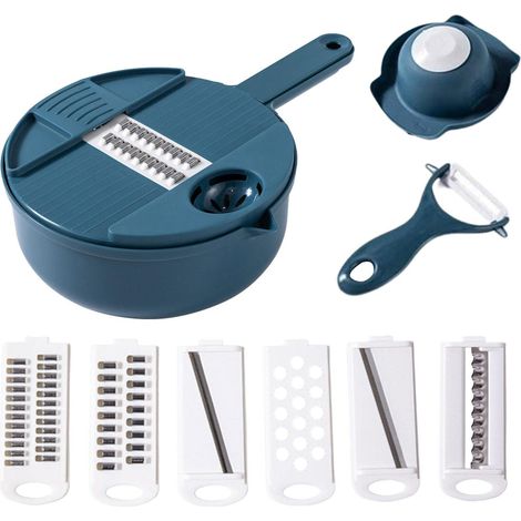 Professionelle Küche Und Rostfreier Edelstahl, Coupe Legumes Multifonctions 12 In 1, Coupe Légumes Manuel, Professionelle Küche